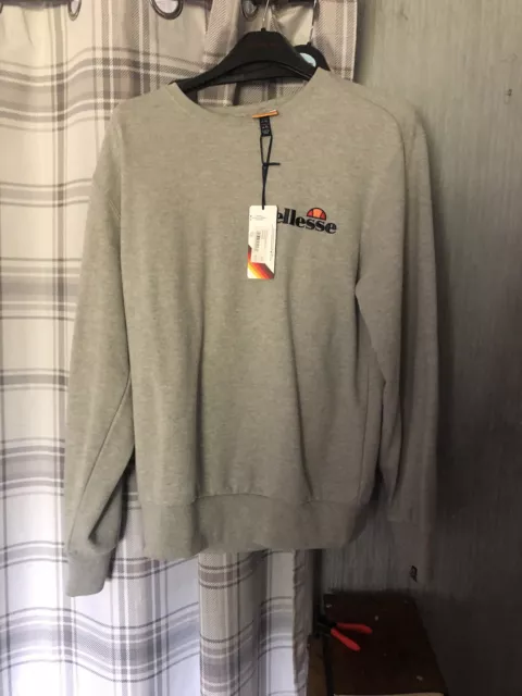 ELLESSE Mens Sweatshirt Grey XL