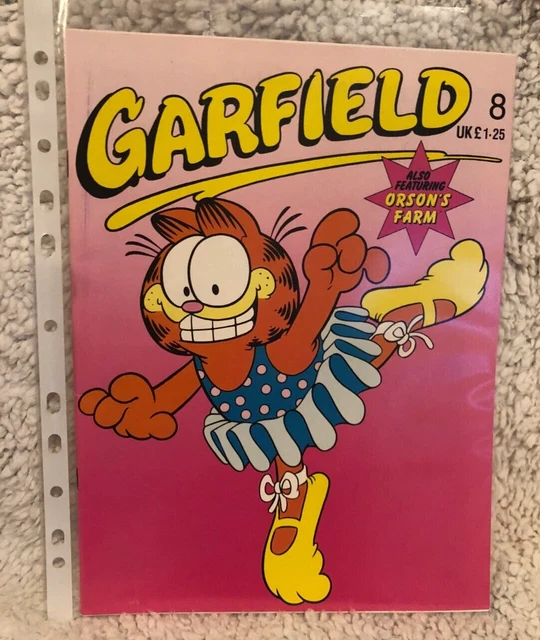 GARFIELD COMIC BOOK 8 1989 UK Series Jim Davis Ex Condition 6 garfield-comic-book-8-1989-uk-series-jim-davis-ex-condition-6