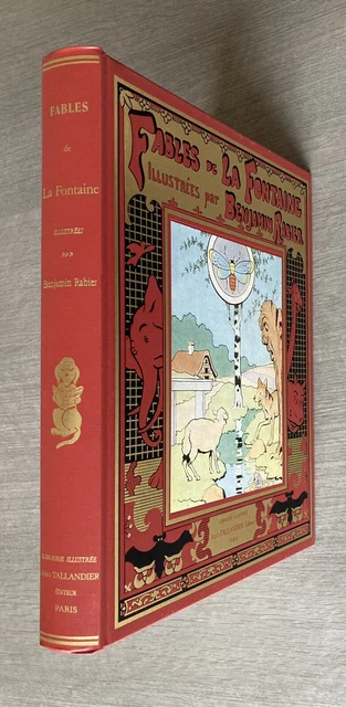 Fables de La Fontaine , Benjamin Rabier , ed 1995 , ex numéroté . Parfait état .