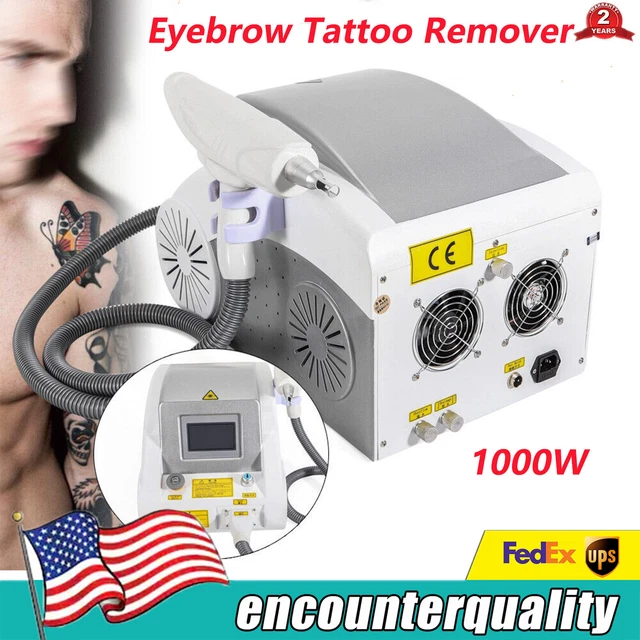 Máquina de eliminación de tatuajes con láser de cejas Picosecond ND YAG Q-Switch máquina de belleza
