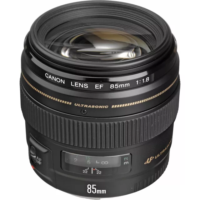 Excellent Condition!! Canon EF 85mm f/1.8 USM With Hoya UV Filter