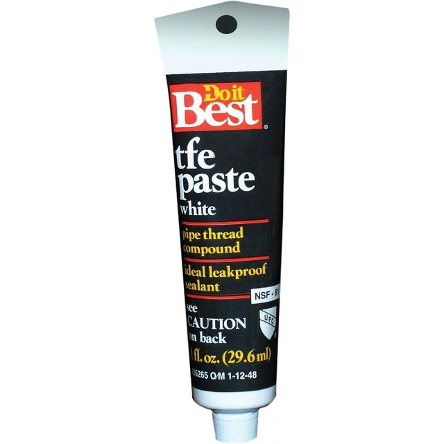 Do it 1 Oz. Tube White TFE Paste 023019 SIM Supply, Inc. 023019 1 oz