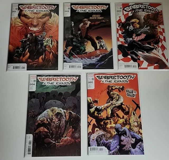 🔥Sabretooth & The Exiles (2023) #1-5 Nm/Vf Complete Series Set Run X-Men Marvel