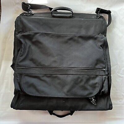 Tumi Garment Bag Travel Bifold Alpha Black 233D3 Ballistic Nylon Suit Dress 2