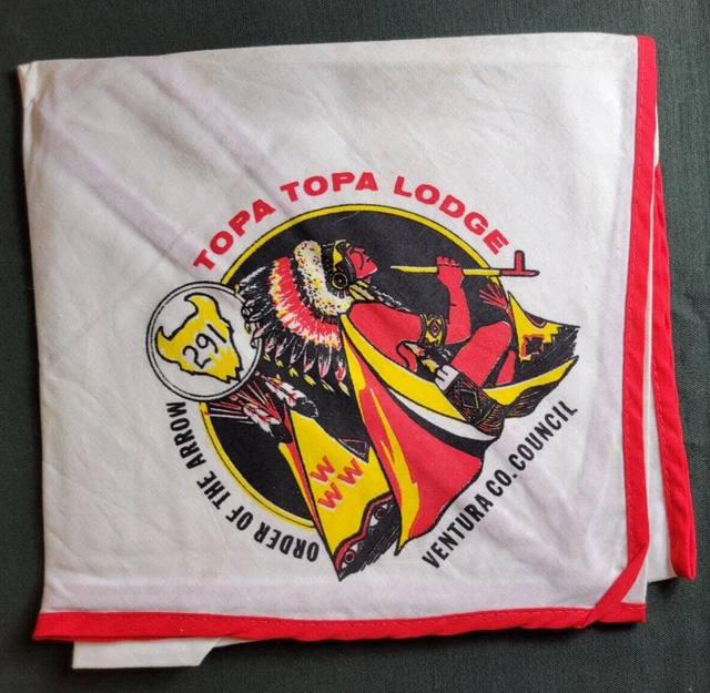 Topa Topa Lodge 291 OA Neckerchief N1a,  Ventura Co. Council
