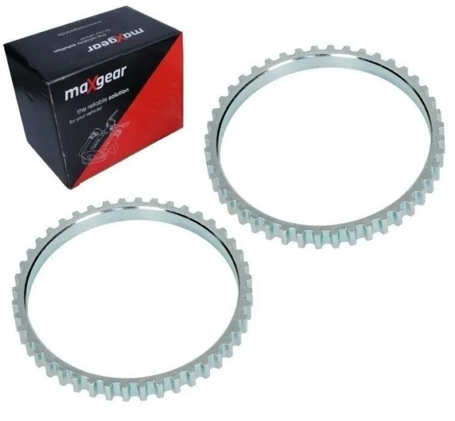 2x MAXGEAR ABS Ring Sensorring 44 Zähne RENAULT CLIO MEGANE 27-0267