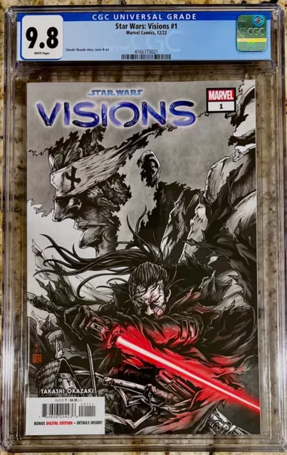 Star Wars Visions #1 CGC 9.8 2022 Marvel 1st Comic Appearance Ronin KEY Book!!