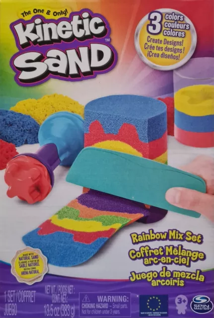 Spin Master - Kinetic Sand - Regenbogen Mix Set