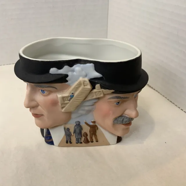 Vintage (1985) Handpainted AVON Collector Character Mug The Wright Brothers