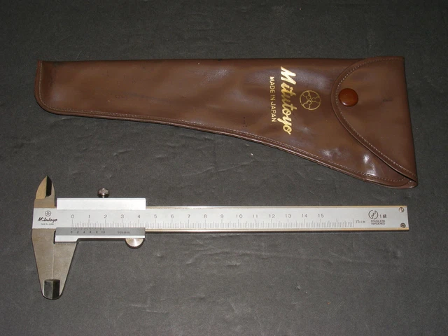 Mitutoyo 150mm Metric Vernier Calipers w/ Case