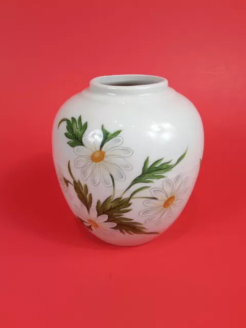 Replacement Urn Vase Lefton 02954 Daisy Floral Bottom Canister Porcelain VTG 80s