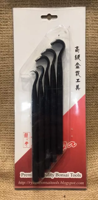Ryuga Bonsai Set di 5 strumenti per intaglio a mano 190 mm
