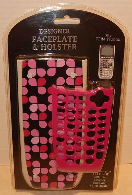 New / Sealed  Ti-84 Plus Se - Hot Pink Design Faceplate & Cover