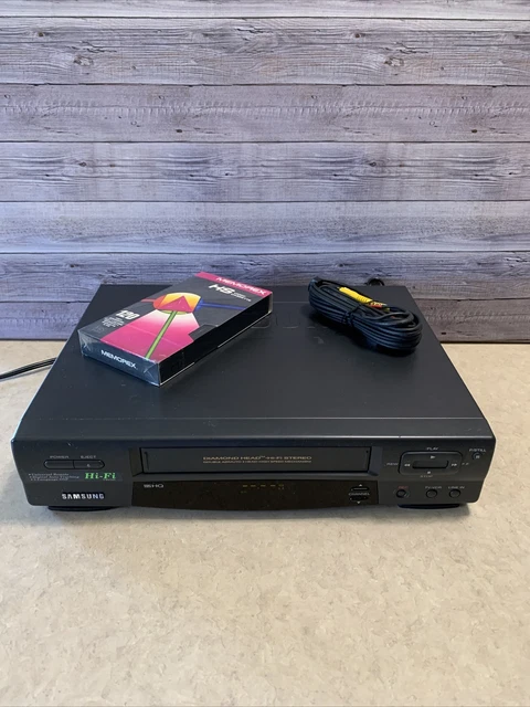 SAMSUNG VCR VHS Video Cassette Player Recorder Hi-Fi Stereo VR8705 ...