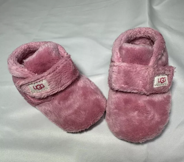 UGG Bebé Niña Chicle Rosa Bixbee Botas Zapatillas-Talla 4/5