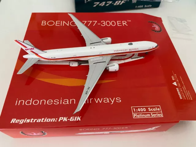 1:400 Garuda Indonesia Boeing 777-300ER retro livery PK-GIK