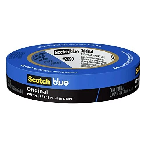 ScotchBlue Original Multi-Surface Painter's Tape, Blue, Paint Tape Protects S...