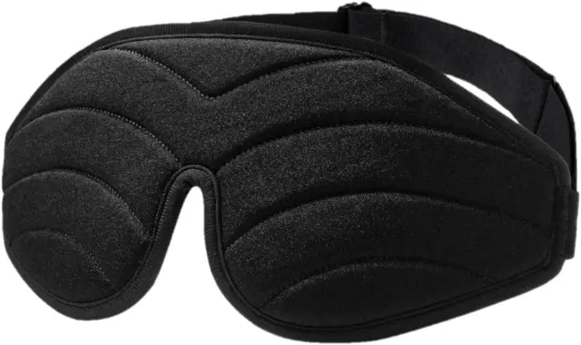 Schlafmaske Für Frauen Herren,  3D Konturierte Augenmaske, Superweich Und Bequem