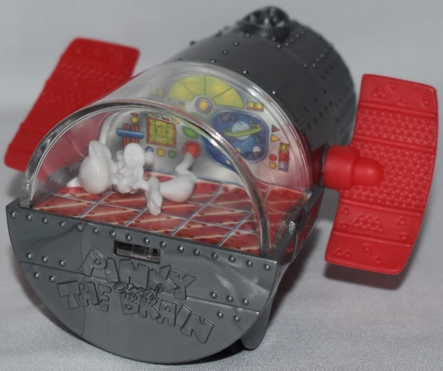 1997 Wendy's Warner Brothers Pinky & the Brain Popping Space Capsule Toy