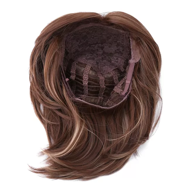 SS100 Women's Wig Short Brown Straight Synthetic Hair Heat Resistant GSA