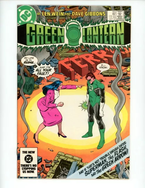 Green Lantern #180 Comic Book 1984 VF+ Len Wein Dave Gibbons DC Comics