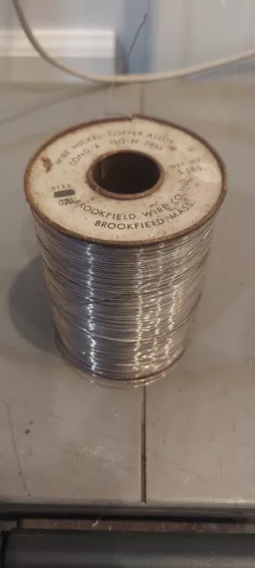 Brookfield  Nickel Copper Alloy Wire 0.0625" Diameter, 5 LB Spool, Spec QQ-N-281