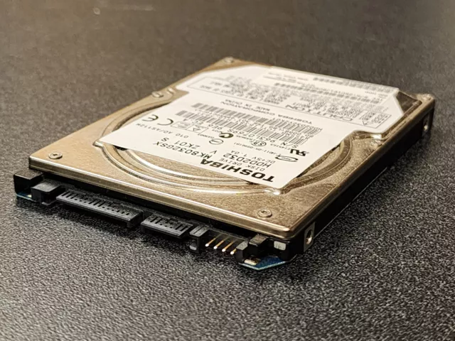 TOSHIBA (MK8032GSX) 80 GB HDD 2.5" 8 MB 5400 RPM SATA Laptop Hard Disk Drive