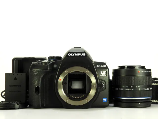 Olympus E-620 12.3MP Digital SLR 14-42mm Zuiko Lens 8904 Shots [Near Mint] #Z316