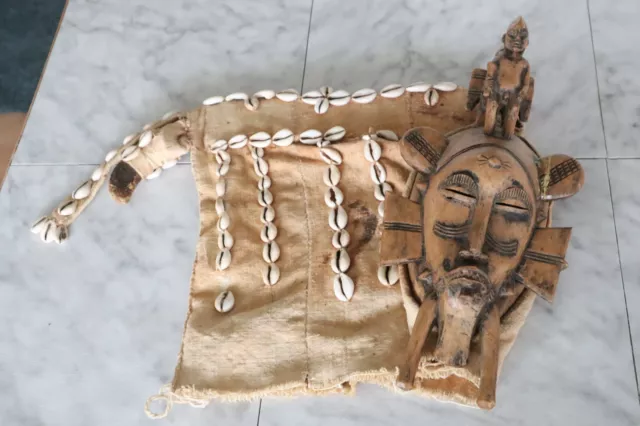 African Senufo Kalao Bird Mask Headdress Ivory Coast Africa Kpelie