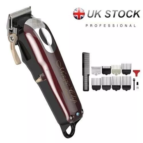 Professional 5-Star Cordless Magic Clip Hair Clipper  With Taper Lever