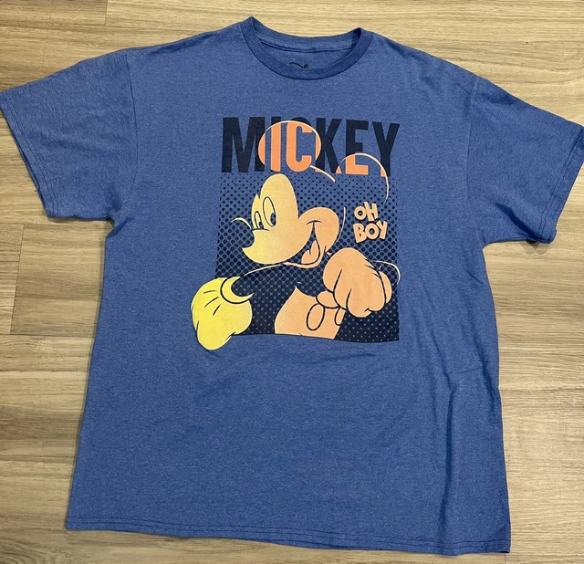 Disney Collection Mickey Mouse OH BOY T-Shirt Size L