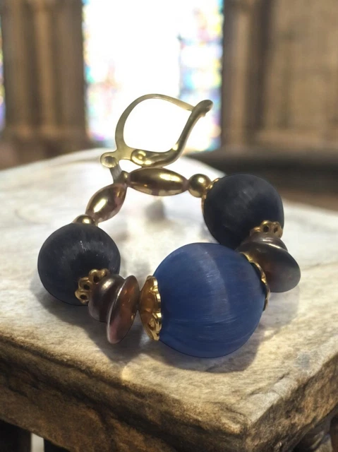 Boucle D'oreille Orpheine Vintage – Fantaisie Dorée Rétro Unique