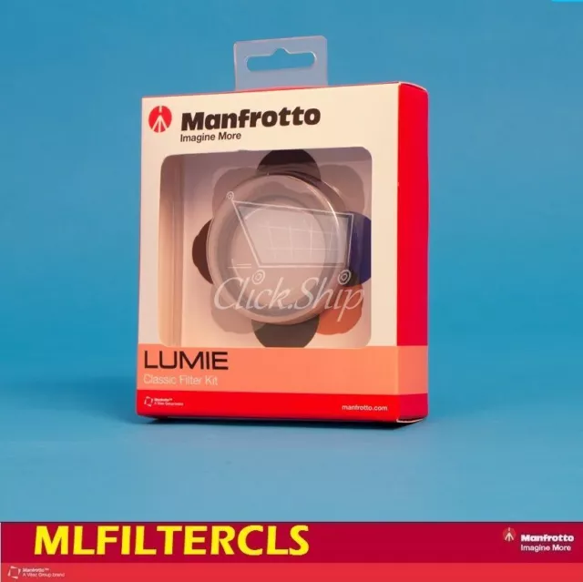 Ensemble de filtres de couleur classiques Manfrotto pour lumières LED de la...