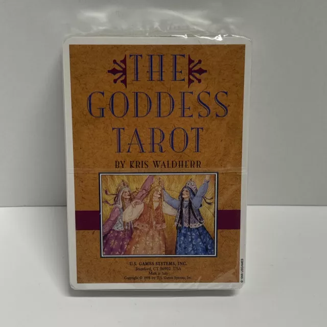 NEW SEALED The Goddess Tarot Cards - Kris Waldherr, (78 Card Deck, 1998)