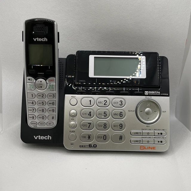 VTECH DS6151 DECT 6.0 Cordless 2Line Phone System with Digital