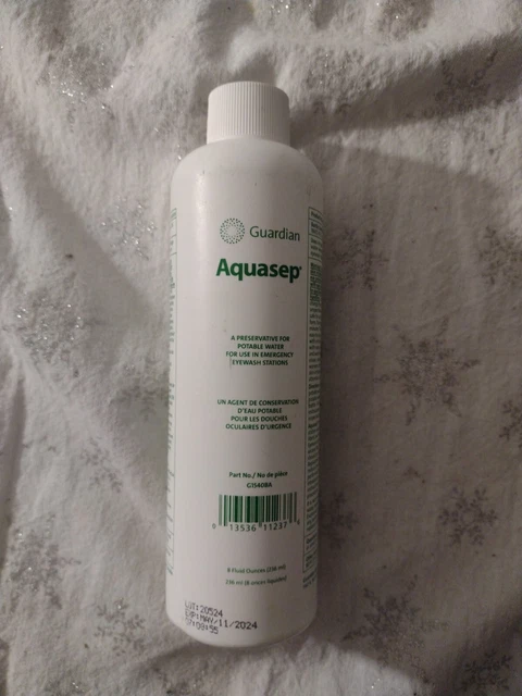 Guardian Eyewash Additive for Aquaguard Gravity-Flow Portable Eyewash, 8oz, New