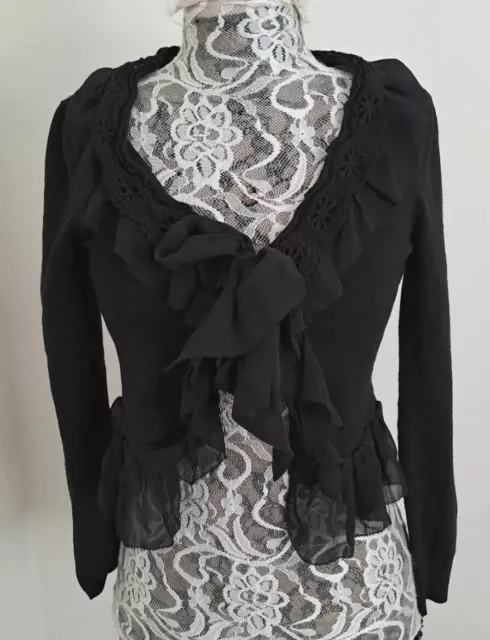 Alannah Hill "My Relentless Despair Cardi" Size 8