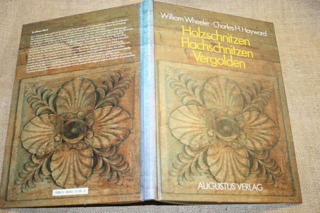 Fachbuch Schnitzen Schnitzer Holzkunst Bildhauer Vergolden Werkzeuge Vorlagen