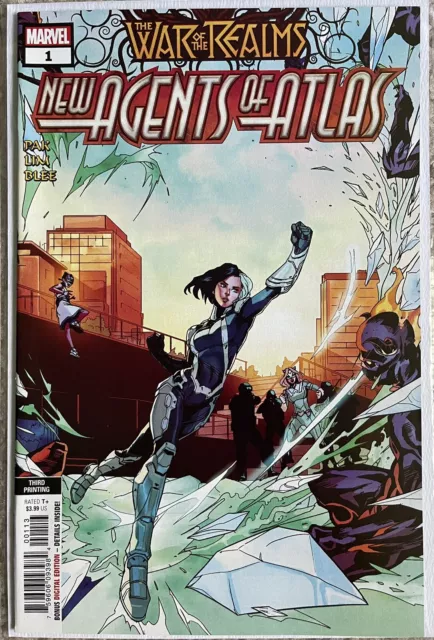 WAR OF THE REALMS NEW AGENTS OF ATLAS #1 (3rd PRINT) VARIANT Marvel RARE
