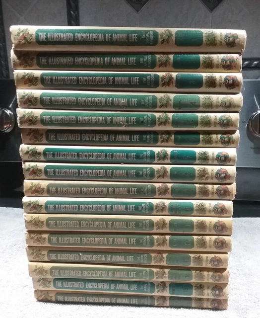 1961 - THE Illustrated Encyclopedia of Animal Life 12 Volumes