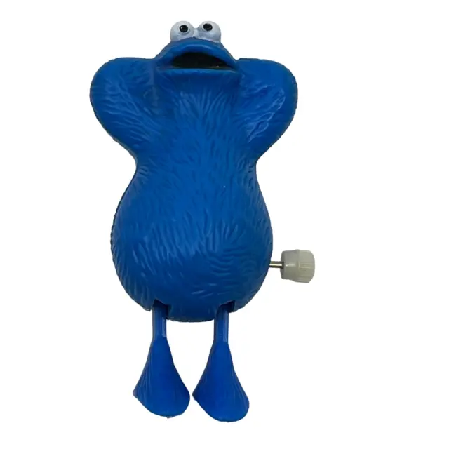 1978 Knickerbocker Muppets Sesame Street Swimmers Cookie Monster Wind Up Toy SE3