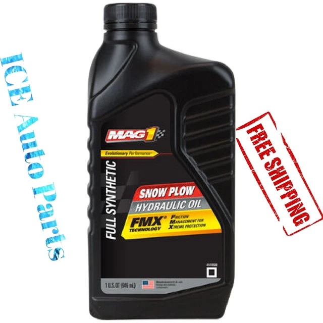 SNOW PLOW HYDRAULIC Fluid Full Synthetic Mag 1 MAG165979 1 Quart 50 degrees £17.45 PicClick UK
