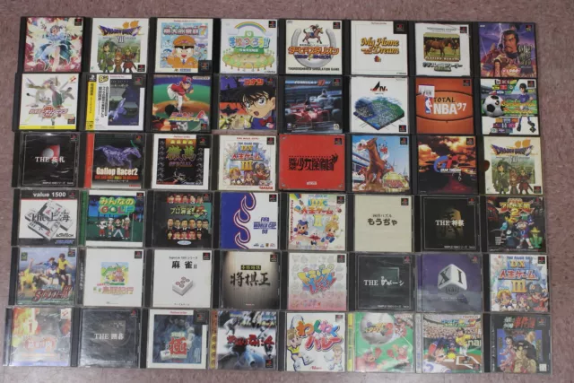 Wholesale Lot of 60 PS1 PlayStation 1 Games (Untested)