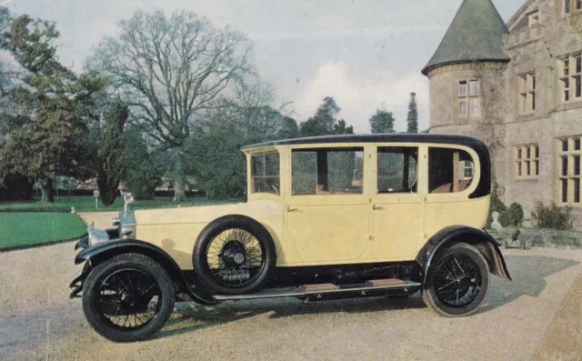 Postcard showing a 1921 Rolls Royce, Silver Ghost from the Montagu Motor Musum