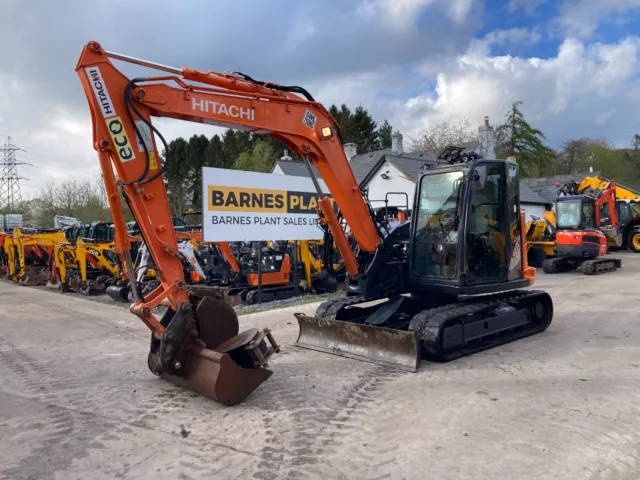 2018 Hitachi ZX85-5  * Just 6300 Hours * 8 TON  piped JCB Excavator
