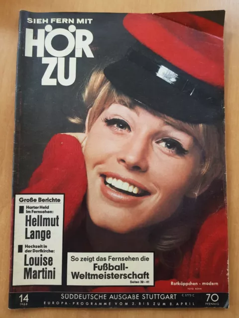 HÖRZU  / Nr.14 / 1966  Zeitschrift / Illustrierte /Nostalgie