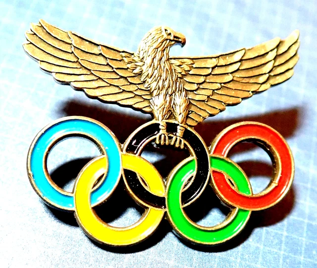 BEAUTIFUL TEAM ZAMBIA Gold Eagle Noc Olympic Games Pin / 2022 Beijing