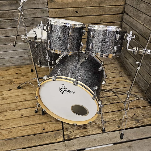 Drum Kit Gretsch Renown Maple, Black Galaxy Sparkle USED! RKGG071223