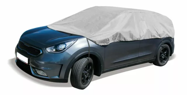 Housse de voiture mi-bâche mi-garage protection UV pour Audi A3 8V1 hayon
