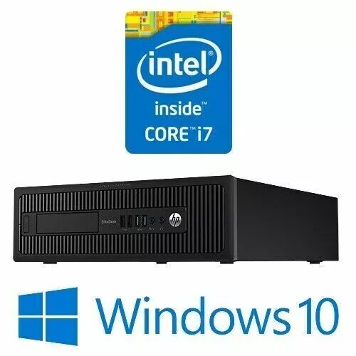 HP ProDesk 800 G1 SFF Desktop Computer PC Core i7 4770 16G 1TB  Win 10 Pro